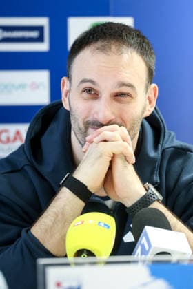 HC Zagreb press conference, PK, Pressekonferenz EHF Champions League 2025 2026 Player of HC Zagreb Igor Karacic speaks on a press conference at Tresnjevka Sports Hall on March 3, 2026. in Zagreb, Croatia ahead of the EHF Champions League match between HC Zagreb and Orlen Wisla Plock.  IgorxKralj PIXSELL