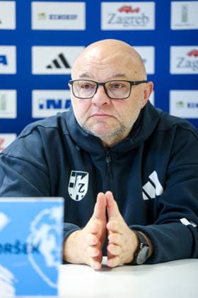 HC Zagreb press conference, PK, Pressekonferenz EHF Champions League 2025 2026 Head Coach of HC Zagreb Boris Dvorsek speaks on a press conference at Tresnjevka Sports Hall on March 3, 2026. in Zagreb, Croatia ahead of the EHF Champions League match between HC Zagreb and Orlen Wisla Plock.  IgorxKralj PIXSELL