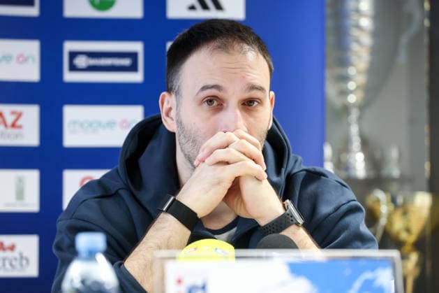 HC Zagreb press conference, PK, Pressekonferenz EHF Champions League 2025 2026 Player of HC Zagreb Igor Karacic speaks on a press conference at Tresnjevka Sports Hall on March 3, 2026. in Zagreb, Croatia ahead of the EHF Champions League match between HC Zagreb and Orlen Wisla Plock.  IgorxKralj PIXSELL