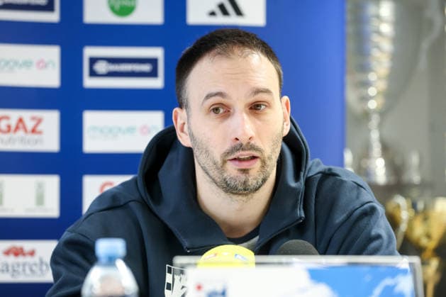 HC Zagreb press conference, PK, Pressekonferenz EHF Champions League 2025 2026 Player of HC Zagreb Igor Karacic speaks on a press conference at Tresnjevka Sports Hall on March 3, 2026. in Zagreb, Croatia ahead of the EHF Champions League match between HC Zagreb and Orlen Wisla Plock.  IgorxKralj PIXSELL