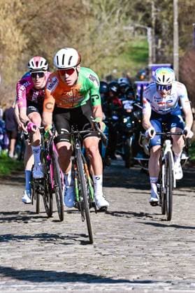 French Lucas Beneteau of St Michel-Preference Home-Auber93 pictured in action during the Ename Samyn Classic one day cycling race, 203,8km from Quaregnon to Dour on Tuesday 03 March 2026. MAARTENxSTRAETEMANS  x166327383x