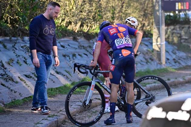 Ename Grand Prix Le Samyn 2026 Cycling Race DOUR, BELGIUM - MARCH 03 : Renard-Haquin Henri-Francois (FRA) of Team Picnic PostNL during the 58th edition of Ename Grand Prix Le Samyn an UCI Class 1.1 one day cycling road race for Men Elite of km with start in Quaregnon and finish in Dour on March 3, 2026 in Dour, Belgium, 03 03 2026 ( Motordriver Kenny Verfaillie - Dour Belgium  Copyright: xJanxDexMeuleneirx