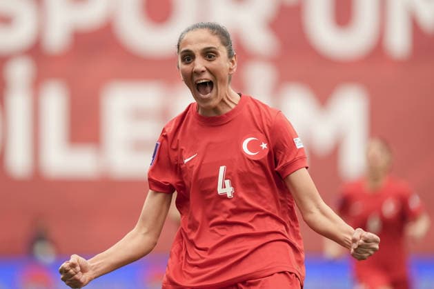 Turkiye v Malta - FIFA Women’s World Cup 2027 European Qualifiers ISTANBUL, TURKIYE - MARCH 03: Eda Karatas of Turkiye celebrates after scoring during the FIFA Women’s World Cup 2027 European Qualifiers League B Group 2 match between Turkiye and Malta at Pendik Stadium in Istanbul, Turkiye, on March 03, 2026. Arife Karakum Anadolu Istanbul Turkey. Editorial use only. Please get in touch for any other usage.  Copyright: x2026xAnadoluxArifexKarakumx