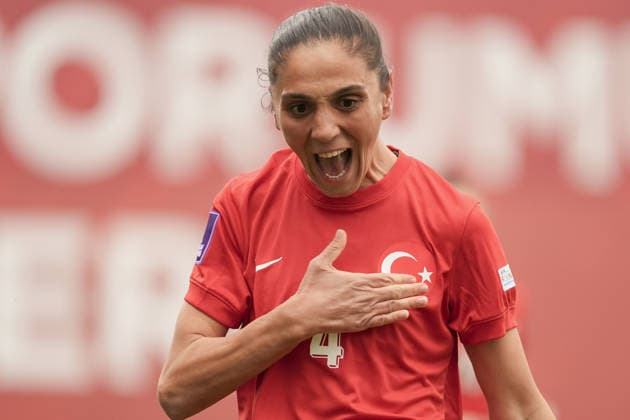 Turkiye v Malta - FIFA Women’s World Cup 2027 European Qualifiers ISTANBUL, TURKIYE - MARCH 03: Eda Karatas of Turkiye celebrates after scoring during the FIFA Women’s World Cup 2027 European Qualifiers League B Group 2 match between Turkiye and Malta at Pendik Stadium in Istanbul, Turkiye, on March 03, 2026. Arife Karakum Anadolu Istanbul Turkey. Editorial use only. Please get in touch for any other usage.  Copyright: x2026xAnadoluxArifexKarakumx