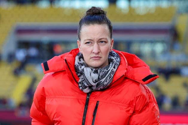Expert Almuth Schult Das Erste looks on, 2027 FIFA Women s World Cup Qualifier, Germany v Slovenia, Rudolf Harbig Stadion on 03 March 2026 in Dresden, Germany Photo by Marco Steinbrenner DeFodi Images Expert Almuth Schult Das Erste looks on, 2027 FIFA Women s World Cup Qualifier, Germany v Slovenia, Rudolf Harbig Stadion, March 3, 2026 in Dresden, Germany Photo by Marco Steinbrenner DeFodi Images