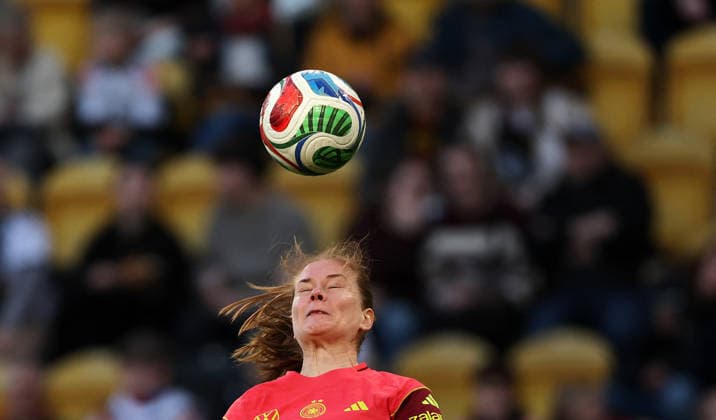 Sjoeke Nüsken , WM-Qualifikation , Frauen-Nationalmannschaft , Deutschland-Slowenien , Fußball , in den Rudolf Harbig Stadion, in Dresden , Sachsen , Deutschland. März 03 , 2026 . Photo by: Davide Elias IPA Photo Pressefoto DENL Copyright: xDavidexEliasx
