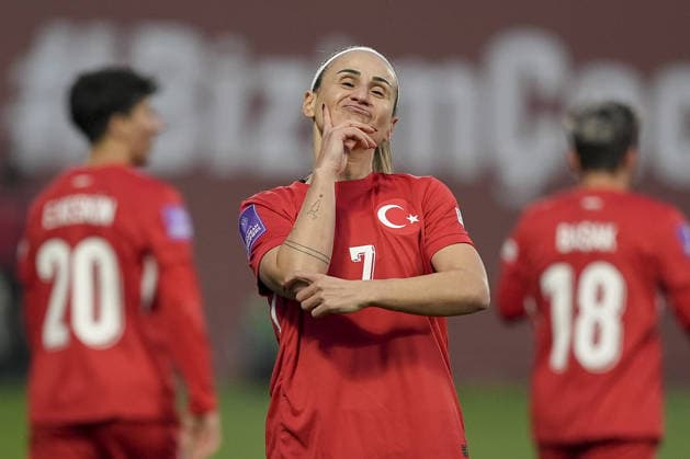 Turkiye v Malta - FIFA Women’s World Cup 2027 European Qualifiers ISTANBUL, TURKIYE - MARCH 03: Arzu Karabulut of Turkiye celebrates after scoring during the FIFA Women’s World Cup 2027 European Qualifiers League B Group 2 match between Turkiye and Malta at Pendik Stadium in Istanbul, Turkiye, on March 03, 2026. Arife Karakum Anadolu Istanbul Turkey. Editorial use only. Please get in touch for any other usage.  Copyright: x2026xAnadoluxArifexKarakumx