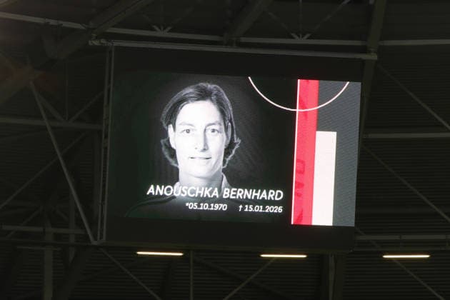 03 03 2026 Football Women 2025 2026 World Cup Qualification Europe 1 Matchday Germany Slovenia Rudolf Harbig Stadium Dresden Memorial to Anouschka Bernhard before the match Dresden Saxony Germany