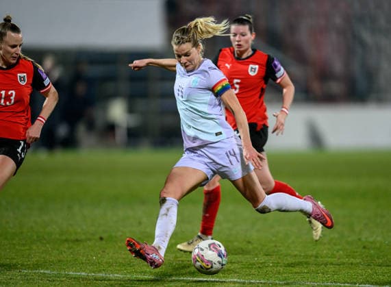 260303 Ada Hegerberg of Norway during the FIFA Women s World Cup Qualifier football match between Austria and Norway on March 3, 2026 in Vienna Photo Marius Simensen BILDBYRAN COP 238 MM0059 bbeng dam vm kval vm kvalifisering kvinner vm kvalik football fotball landskamp soccer fifa world cup qualifier norge norway austria osterrike  Copyright: MARIUSxSIMENSEN BB260303BB214