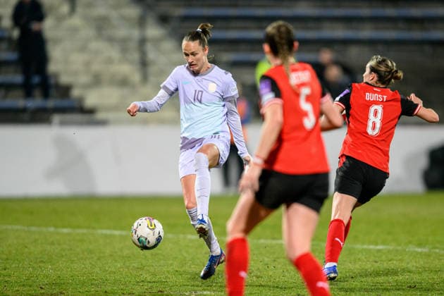 260303 Caroline Graham Hansen of Norwayduring the FIFA Women s World Cup Qualifier football match between Austria and Norway on March 3, 2026 in Vienna Photo Marius Simensen BILDBYRAN COP 238 MM0059 bbeng dam vm kval vm kvalifisering kvinner vm kvalik football fotball landskamp soccer fifa world cup qualifier norge norway austria osterrike  Copyright: MARIUSxSIMENSEN BB260303BB216