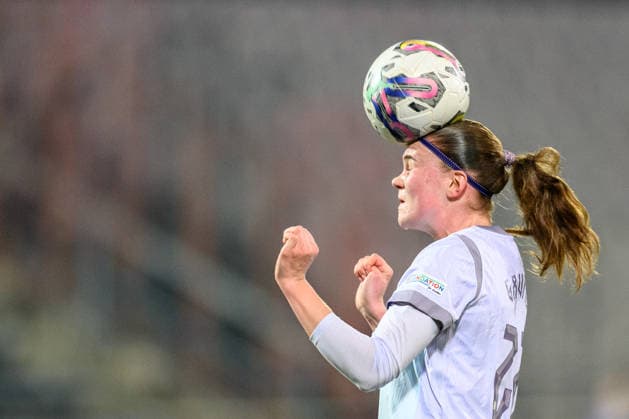 260303 Signe Gaupset of Norway during the FIFA Women s World Cup Qualifier football match between Austria and Norway on March 3, 2026 in Vienna Photo Marius Simensen BILDBYRAN COP 238 MM0059 bbeng dam vm kval vm kvalifisering kvinner vm kvalik football fotball landskamp soccer fifa world cup qualifier norge norway austria osterrike  Copyright: MARIUSxSIMENSEN BB260303BB218