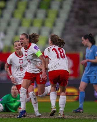 03.03.2026 GDANSK, POLSAT PLUS ARENA PILKA NOZNA KOBIET ( WOMEN S FOOTBALL ) ELIMINACJE MISTRZOSTWA SWIATA KOBIET BRAZYLIA FIFA World Cup, WM, Weltmeisterschaft, Fussball 2027 ( FIFA WOMEN S WORLD CUP QUALIFICATION 2027 ) MECZ POLSKA - HOLANDIA ( GAME POLAND - NETHERLANDS ) NZ EWA PAJOR RADOSC BRAMKA GOL FOTO LUKASZ GROCHALA CYFRASPORT NEWSPIX.PL --- newspix.pl POLAND OUT! 
