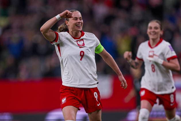 03.03.2026 GDANSK, POLSAT PLUS ARENA PILKA NOZNA KOBIET ( WOMEN S FOOTBALL ) ELIMINACJE MISTRZOSTWA SWIATA KOBIET BRAZYLIA FIFA World Cup, WM, Weltmeisterschaft, Fussball 2027 ( FIFA WOMEN S WORLD CUP QUALIFICATION 2027 ) MECZ POLSKA - HOLANDIA ( GAME POLAND - NETHERLANDS ) NZ EWA PAJOR RADOSC BRAMKA GOL FOTO LUKASZ GROCHALA CYFRASPORT NEWSPIX.PL --- newspix.pl POLAND OUT! 