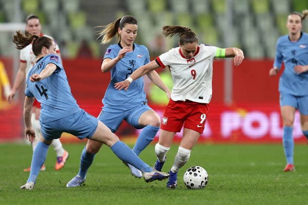 2026.03.03 Gdansk Pilka nozna kobiet Mecz eliminacyjny do MS Polska - Holandia N z Veerle Buurman Damaris Egurrola Ewa Pajor Foto Piotr Matusewicz PressFocus 2026.03.03 Gdansk Football Womens Poland - Netherlands Veerle Buurman Damaris Egurrola Ewa Pajor Credit: Piotr Matusewicz PressFocus NEWSPIX.PL --- newspix.pl POLAND OUT! 