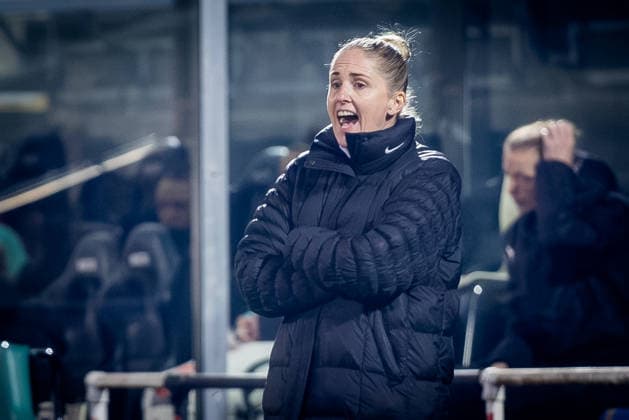 AUSTRIA - NORWAY WOMEN Head coach of Norway Gemma Grainger during the league phase of 2027 FIFA Women s World Cup European Qualifiers League A football match between Austria and Norway. BSFZ Arena, Vienna, Austria, March 03, 2026. Photo by Branislav Racko Copyright: xx 080A1153