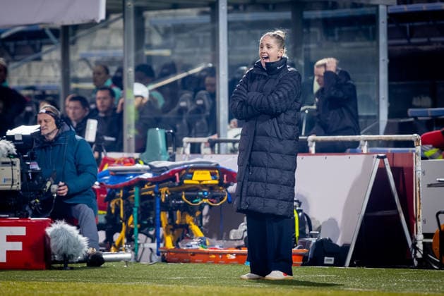 AUSTRIA - NORWAY WOMEN Head coach of Norway Gemma Grainger during the league phase of 2027 FIFA Women s World Cup European Qualifiers League A football match between Austria and Norway. BSFZ Arena, Vienna, Austria, March 03, 2026. Photo by Branislav Racko Copyright: xx 080A1152