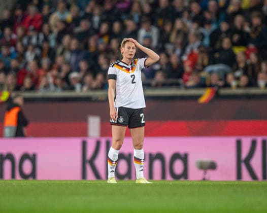 Soccer, Women, Season 2025 2026, World Cup Qualification in Dresden League A, Group 4 , Germany Slovenia, Sarai Linder Germany , 03 03 2026, Copyright: xSebastianxRäppold MatthiasxKochx