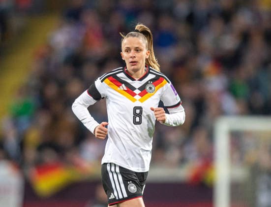 Soccer, Women, Season 2025 2026, World Cup Qualification in Dresden League A, Group 4 , Germany Slovenia, Vivien Endemann Germany , 03 03 2026, Copyright: xSebastianxRäppold MatthiasxKochx