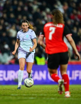 260303 Tuva Hansen of Norway during the FIFA Women s World Cup Qualifier football match between Austria and Norway on March 3, 2026 in Vienna Photo Marius Simensen BILDBYRAN COP 238 MM0059 bbeng dam vm kval vm kvalifisering kvinner vm kvalik football fotball fotball landskamp soccer fifa world cup qualifier norge norway austria osterrike  Copyright: MARIUSxSIMENSEN BB260303BB239