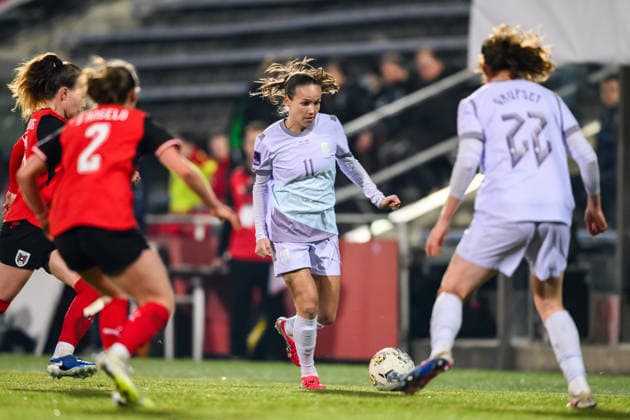 260303 Guro Reiten of Norway during the FIFA Women s World Cup Qualifier football match between Austria and Norway on March 3, 2026 in Vienna Photo Marius Simensen BILDBYRAN COP 238 MM0059 bbeng dam vm kval vm kvalifisering kvinner vm kvalik football fotball fotball landskamp soccer fifa world cup qualifier norge norway austria osterrike  Copyright: MARIUSxSIMENSEN BB260303BB241