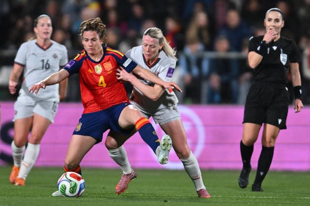 Spain v Iceland, March 3, 2026, Castellon, Spain Laia Codina of Spain plays during the European Women Qualifiers for the FIFA Womens World Cup 2027, League Phase MD1, football match played between Spain and Iceland at Estadio Castalia on March 03, 2026, in Castellon, Spain. Alex Nicodim Imago Images Copyright: xAlexxNicodimx