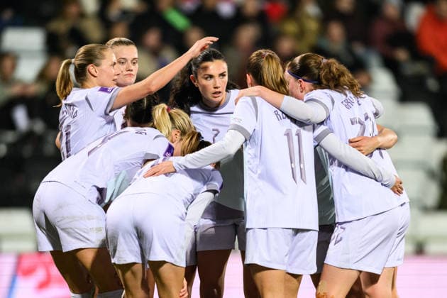 260303 Lisa Naalsund of Norway celebrates with teammates after the 0 1 goal during the FIFA Women s World Cup Qualifier football match between Austria and Norway on March 3, 2026 in Vienna Photo Marius Simensen BILDBYRAN COP 238 MM0059 bbeng dam vm kval vm kvalifisering kvinner vm kvalik football fotball fotball landskamp soccer fifa world cup qualifier norge norway austria osterrike jubel  Copyright: MARIUSxSIMENSEN BB260303BB244
