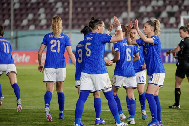CALCIO - FIFA Mondiali - Women s Qualification - Italy vs Sweden during the Womens European Qualifiers, Group A1, match between Italy and Sweden at Oreste Granillo Stadium in Reggio Calabria, Italy. Reggio Calabria Italy  Copyright: xIPAxSport ABACAx