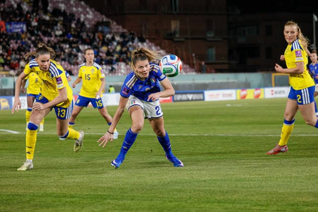 CALCIO - FIFA Mondiali - Women s Qualification - Italy vs Sweden during the Womens European Qualifiers, Group A1, match between Italy and Sweden at Oreste Granillo Stadium in Reggio Calabria, Italy. Reggio Calabria Italy  Copyright: xIPAxSport ABACAx
