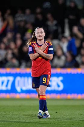 March 3, 2026, Castellon, Castellon, Spain: Claudia Pina of Spain celebrates a goal during the European WomenÃ¢â‚¬â ¢s qualifiers for the FIFA WomenÃ¢â‚¬â ¢s World Cup 2027, League Phase MD1, football match played between Spain and Iceland at Estadio SkyFi Castalia on March 03, 2026, in Castellon, Spain. Castellon Spain - ZUMAa181 20260303_zaa_a181_082 Copyright: xDennisxAgyemanx