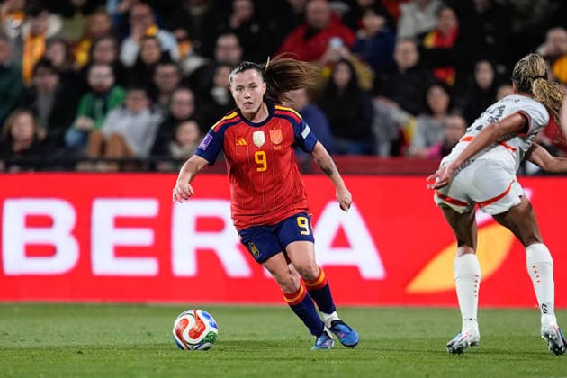 March 3, 2026, Castellon, Castellon, Spain: Claudia Pina of Spain in action during the European WomenÃ¢â‚¬â ¢s qualifiers for the FIFA WomenÃ¢â‚¬â ¢s World Cup 2027, League Phase MD1, football match played between Spain and Iceland at Estadio SkyFi Castalia on March 03, 2026, in Castellon, Spain. Castellon Spain - ZUMAa181 20260303_zaa_a181_083 Copyright: xDennisxAgyemanx