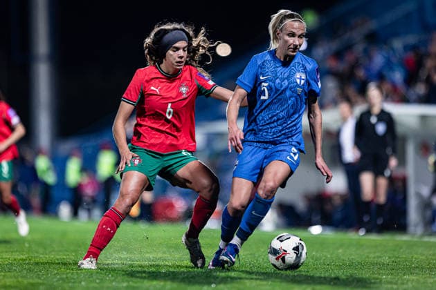 Football, Women, World Cup Qualifier, Portugal - Finland