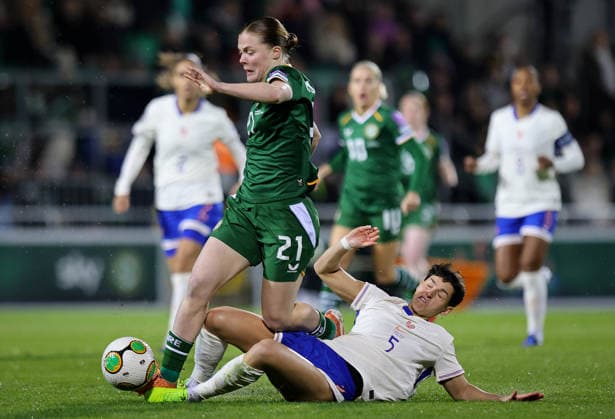 Football, Women, World Cup Qualifier, Ireland - France
