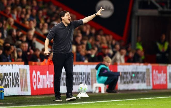 AFC Bournemouth Manager Andoni Iraola. AFC Bournemouth v Brentford, Premier League, Football, Vitality Stadium, Bournemouth, UK - 03 Mar 2026Bournemouth Vitality Stadium United Kingdom EDITORIAL USE ONLY No use with unauthorised audio, video, data, fixture lists, club league logos or live services. Online in-match use limited to 120 images, no video emulation. No use in betting, games or single club league player publications.  Copyright: xJamesxMarsh Shutterstockx 16719986ai