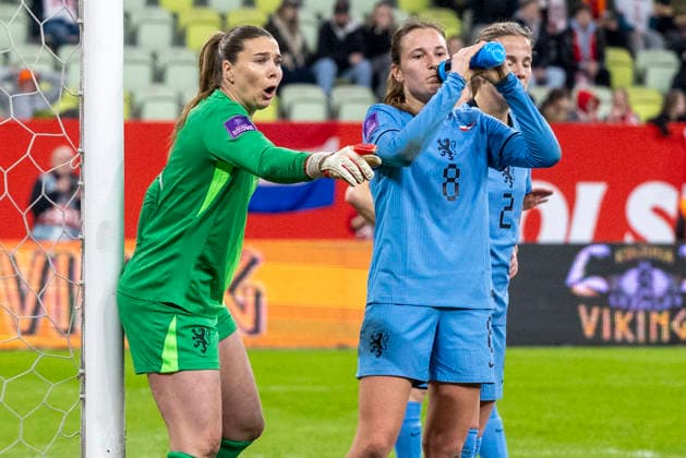 Poland v Netherlands - 2027 FIFA Women s World Cup Qualifier Lize Kop, Wieke Kaptein during the 2027 FIFA Women s World Cup Qualifier match between Poland and Netherlands at Polsat Plus Arena on March 03, 2026 in Gdansk, Poland. Gdansk Poland  Copyright: xAndrzejxIwanczukx originalFilename:iwanczuk-polandvn260303_np8CY.jpg
