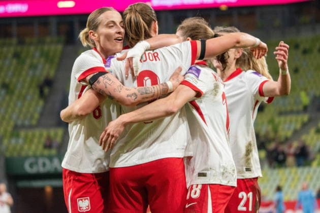 Gdansk 03.03.2026. Pilka nozna Mistrzostwa Swiata kobiet - Kwalifikacje - Liga A sezon 2025 2026 kolejka mecz: Polska - Holandia --- Football Women s World Cup - Qualification - League A season 2025 2026 round match: Poland - Holland nz Reprezentacja Polski Kobiet Fot. Wojciech Malachowski Arena Akcji NEWSPIX.PL --- newspix.pl POLAND OUT! 