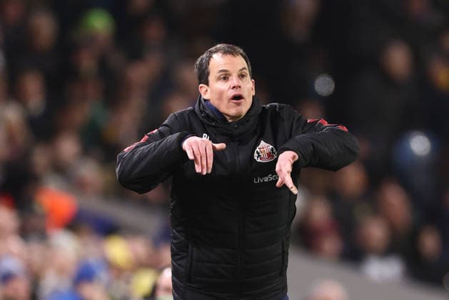 Leeds United v Sunderland, Premier League RÃ gis Le Bris Manager of Sunderland during the Premier League match between Leeds United and Sunderland at Elland Road, Leeds, UK on 3 March 2026. Leeds Elland Road West Yorkshire UK Editorial use only DataCo restrictions apply See www.football-dataco.com , Copyright: xRyanxBrownex PSI-23832-0036