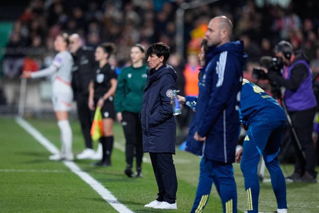 March 3, 2026, Castellon, Castellon, Spain: Sonia Bermudez, head coach of Spain, looks on during the European Womenâ€⠢s qualifiers for the FIFA Womenâ€⠢s World Cup 2027, League Phase MD1, football match played between Spain and Iceland at Estadio SkyFi Castalia on March 03, 2026, in Castellon, Spain. Castellon Spain - ZUMAa181 20260303_zaa_a181_147 Copyright: xDennisxAgyemanx