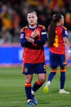 March 3, 2026, Castellon, Castellon, Spain: Claudia Pina of Spain celebrates a goal during the European WomenÃ¢â‚¬â ¢s qualifiers for the FIFA WomenÃ¢â‚¬â ¢s World Cup 2027, League Phase MD1, football match played between Spain and Iceland at Estadio SkyFi Castalia on March 03, 2026, in Castellon, Spain. Castellon Spain - ZUMAa181 20260303_zaa_a181_154 Copyright: xDennisxAgyemanx