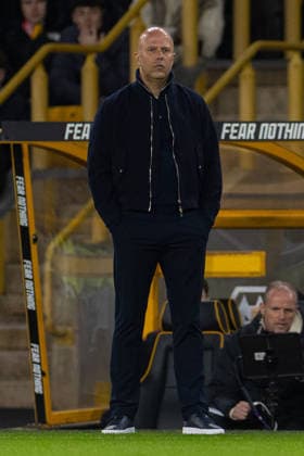 Football - FA Premier League - Wolverhampton Wanderers FC v Liverpool FC WOLVERHAMPTON, ENGLAND - Tuesday, March 3, 2026: Liverpool s head coach Arne Slot during the FA Premier League match between Wolverhampton Wanderers FC and Liverpool FC at Molineux Stadium. (Photo by David Rawcliffe Propaganda) WOLVERHAMPTON Molineux Stadium WEST MIDLANDS ENGLAND  Copyright: xDavidxRawcliffex P2026-03-03-Wolves_Liverpool-58