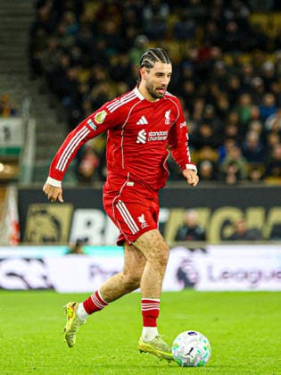 WOLVERHAMPTON, ENGLAND - March 03: Dominik Szoboszlai of Liverpool on the ball during the Premier League football match between Wolverhampton Wanderers and Liverpool at Molineux stadium on March 03, 2026 in Wolverhampton, England. (Photo by Natalie Mincher Sports Press Photo) Copyright: xNataliexMincher SPPx Sportspressphoto_SPR100799