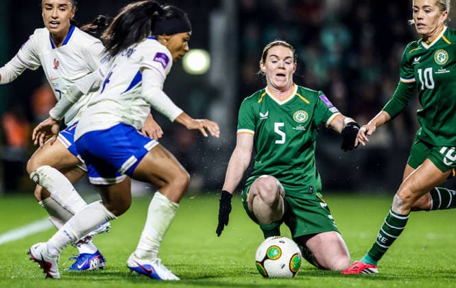 2027 FIFA Women s World Cup Qualifier, Tallaght Stadium, Dublin 3 3 2026 Republic of Ireland WNT vs France Ireland™s Aoife Mannion Aoife Mannion 3 3 2026  Copyright: x INPHO NickxElliottx AC010405