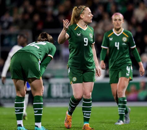 2027 FIFA Women s World Cup Qualifier, Tallaght Stadium, Dublin 3 3 2026 Republic of Ireland WNT vs France Ireland™s Amber Barrett Amber Barrett 3 3 2026  Copyright: x INPHO RyanxByrnex RB1_5916