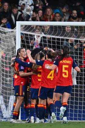 Spain v Iceland, March 3, 2026, Castellon, Spain Edna Imade of Spain celebrates after scoring his side third goal during the European Women Qualifiers for the FIFA Womens World Cup 2027, League Phase MD1, football match played between Spain and Iceland at Estadio Castalia on March 03, 2026, in Castellon, Spain. Alex Nicodim Imago Images Copyright: xAlexxNicodimx