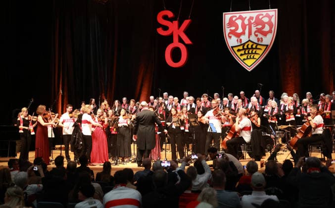 03 03 26 VfB Stuttgart Concert Classic meets Curve Germany, Stuttgart, 03 03 2026, Football, Bundesliga, VfB Stuttgart, Concert Classic meets Curve in the Liederhalle Stuttgart Stuttgart Stuttgart Chamber Orchestra