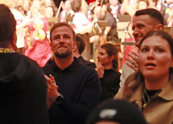 03 03 26 VfB Stuttgart concert Klassik trifft Kurve Germany, Stuttgart, 03 03 2026, Football, Bundesliga, VfB Stuttgart, concert Klassik trifft Kurve in der Liederhalle Stuttgart v l Sebastian Hoeneß Trainer , Christian Gentner Sportdirektor