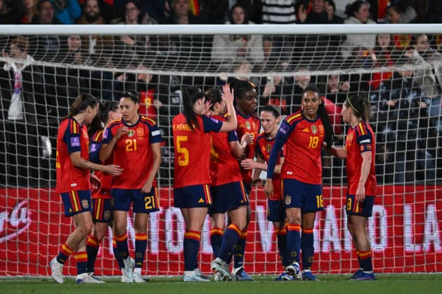 Spain v Iceland, March 3, 2026, Castellon, Spain Edna Imade of Spain celebrates after scoring his side third goal during the European Women Qualifiers for the FIFA Womens World Cup 2027, League Phase MD1, football match played between Spain and Iceland at Estadio Castalia on March 03, 2026, in Castellon, Spain. Alex Nicodim Imago Images Copyright: xAlexxNicodimx