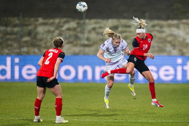 260303 Julia Hickelsberger Füller of Austria during the FIFA Women s World Cup Qualifier football match between Austria and Norway on March 3, 2026 in Vienna Photo Marius Simensen BILDBYRAN COP 238 MM0059 austria bbeng dam fifa world cup qualifier football fotball fotball landskamp norge norway soccer vm kval vm kvalifisering kvinner vm kvalik osterrike  Copyright: MARIUSxSIMENSEN BB260303BB913