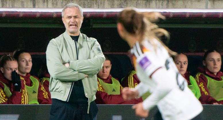 3 3 2026, Football, GER, Women, World Cup Qualification, Matchday 1, Germany Slovenia, Coach Christian Wück Germany Dresden Rudolf Harbig Stadium Saxony Germany