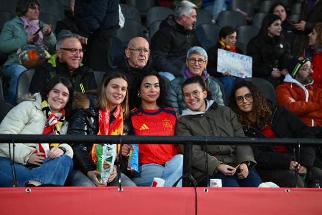 Spain v Iceland, March 3, 2026, Castellon, Spain Spanish fans react before the Women™s European Qualifiers for the FIFA Women™s World Cup 2027, League Phase MD1, football match played between Spain and Iceland at Estadio Castalia on March 03, 2026, in Castellon, Spain. Alex Nicodim Imago Images Copyright: xAlexxNicodimx