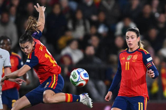 Spain v Iceland, March 3, 2026, Castellon, Spain Alexia Putellas and Patri Guijarro of Spain play during the Women™s European Qualifiers for the FIFA Women™s World Cup 2027, League Phase MD1, football match played between Spain and Iceland at Estadio Castalia on March 03, 2026, in Castellon, Spain. Alex Nicodim Imago Images Copyright: xAlexxNicodimx